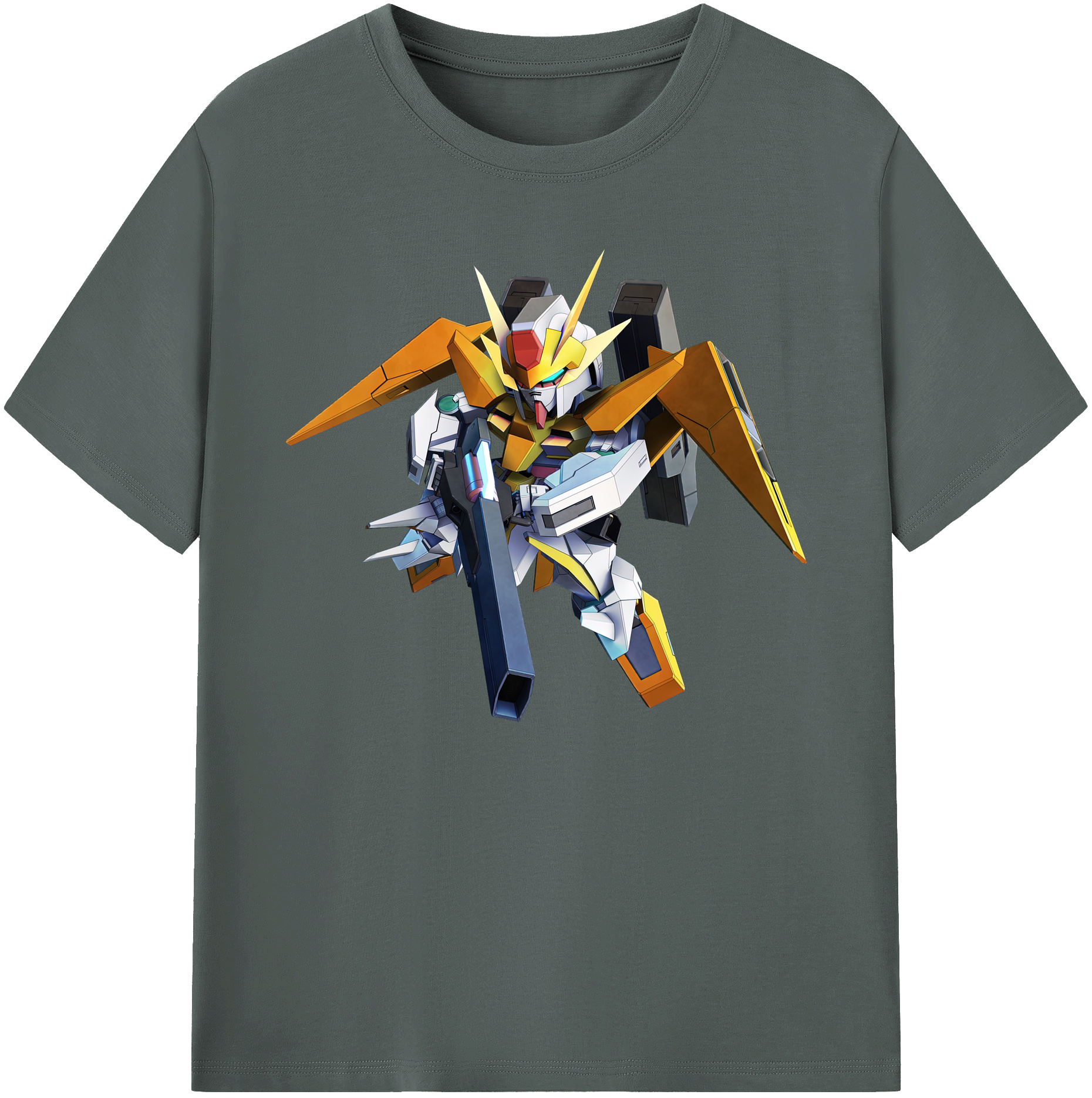 （画像用） 機動戦士ガンダム Mobile Suit Gundam 綿100％ メンズ半袖Tシャツ｜肌触りやわらか＆通気性